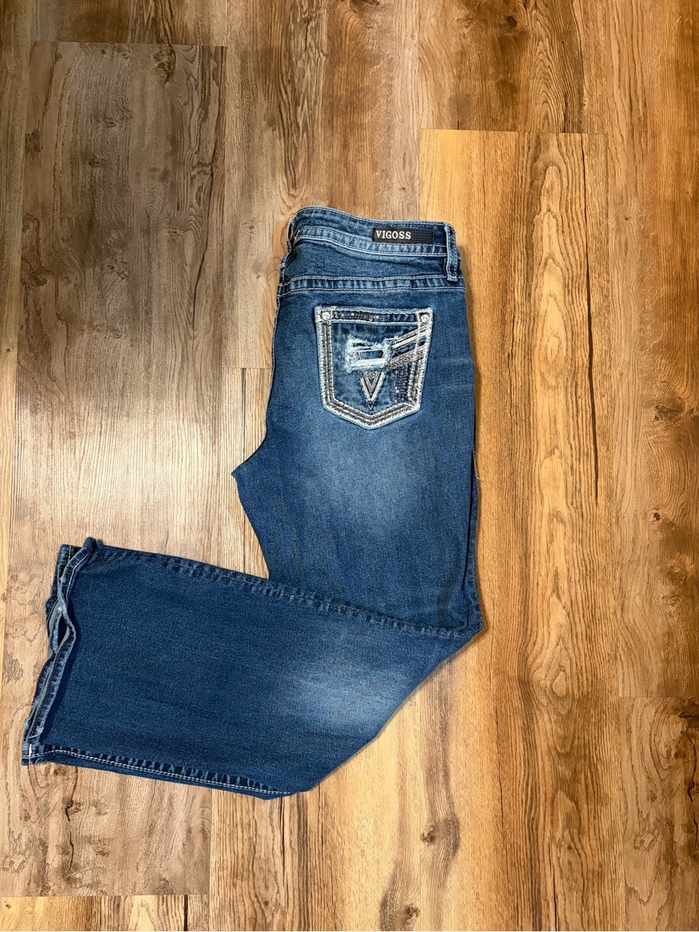 Vigoss Dark Blue Bootcut Jeans
